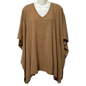 A NEW DAY Camel Poncho One Size